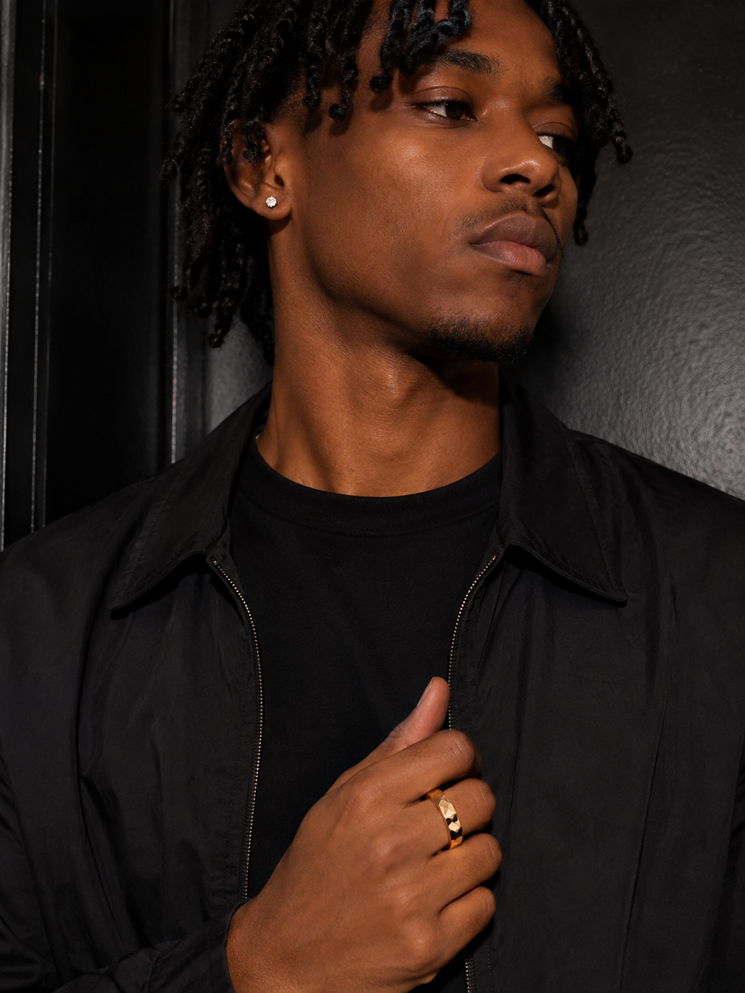 Facet Gold Ring