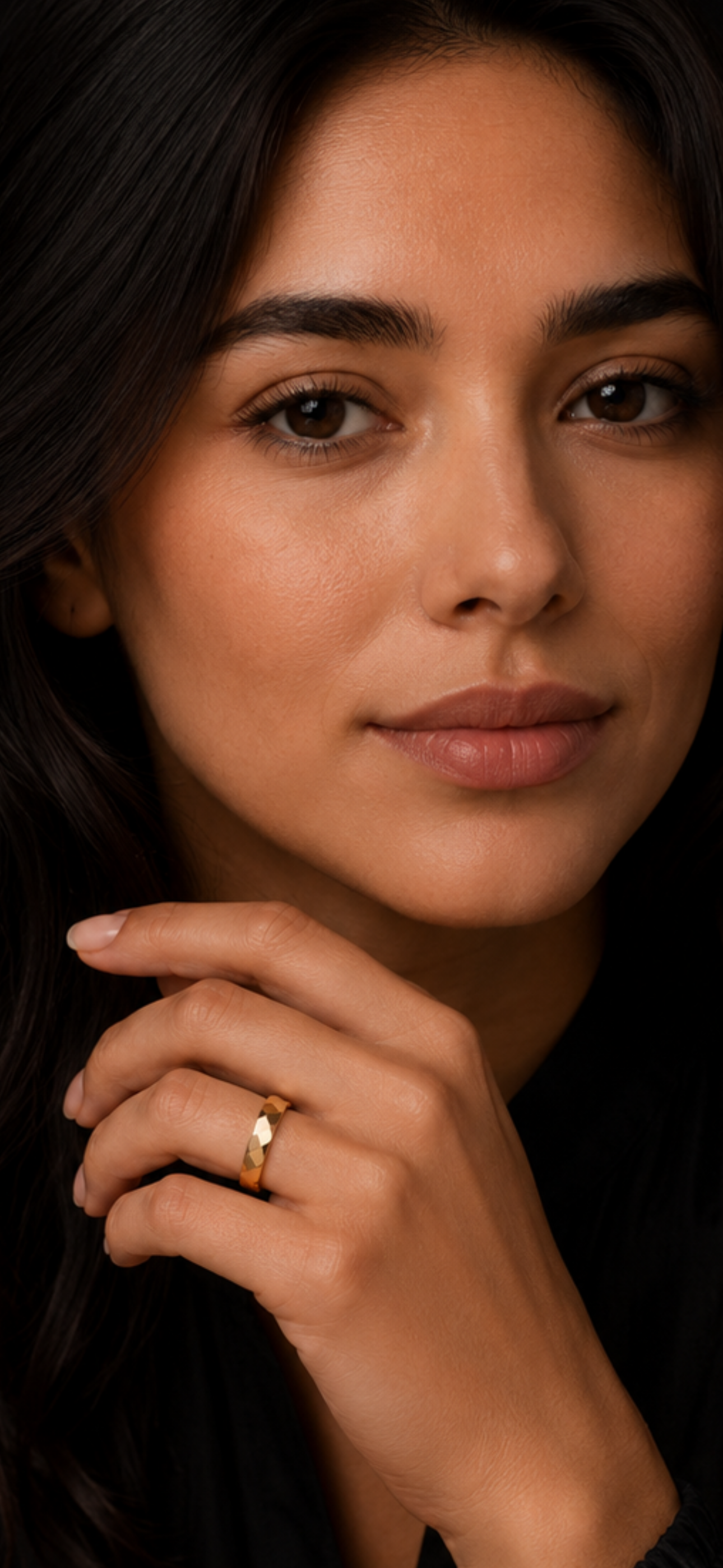 Facet Gold Ring