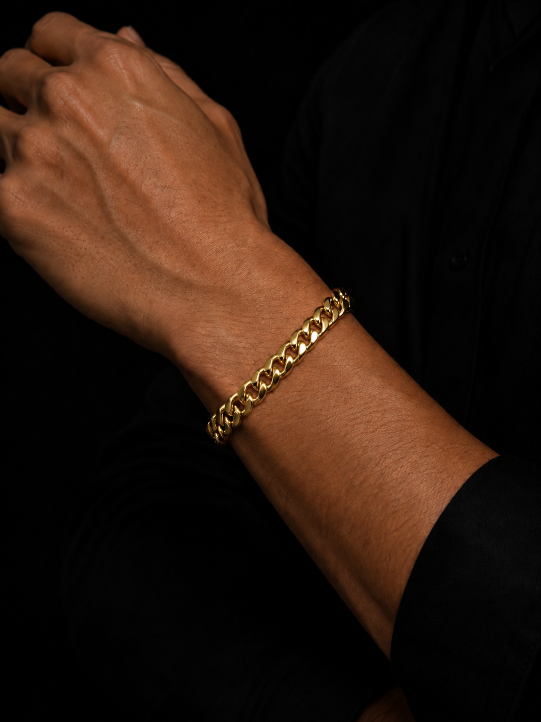 Cuban  Silver Bracelet