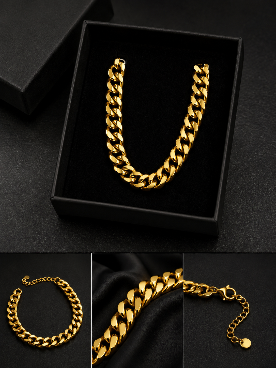 Cuban  Silver Bracelet
