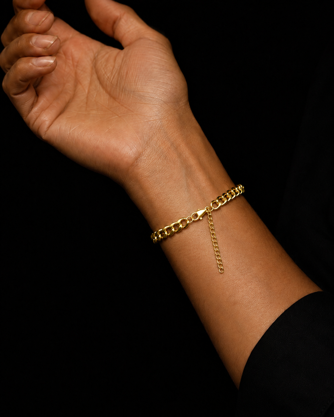 Cuban  Silver Bracelet