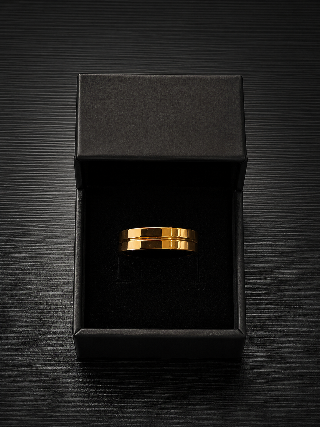 Double Line Gold Ring